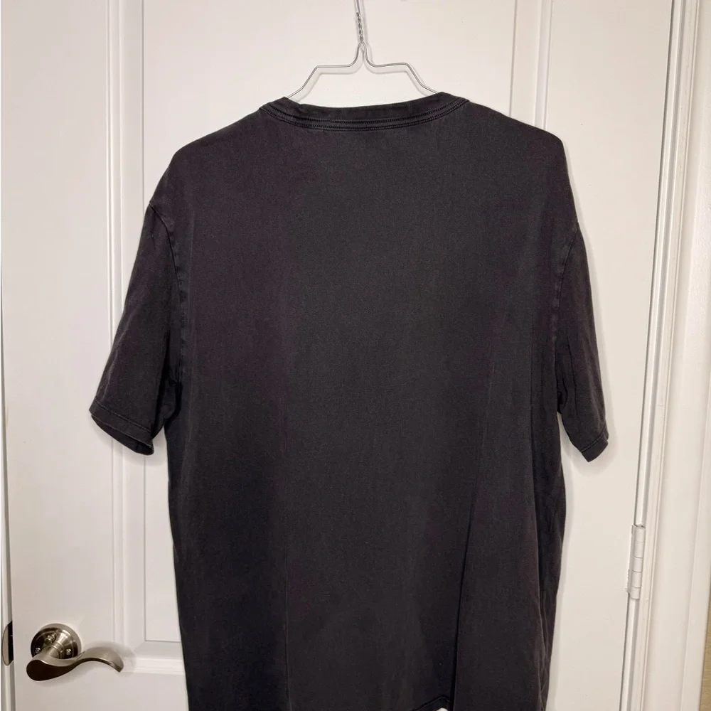 Guess Charcoal Crewneck Tee with Logo - Picture 5 of 5